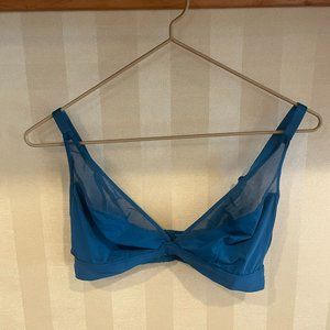 PARADE plunge bralette, teal, XL, discontinued